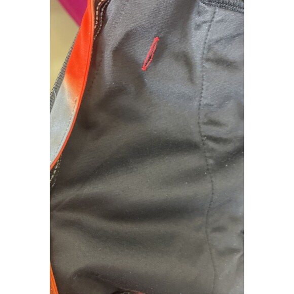 Burton MB Peak Hoodie Men's Full Zip Jacket Orange Gray Black Size Medium - Picture 9 of 10